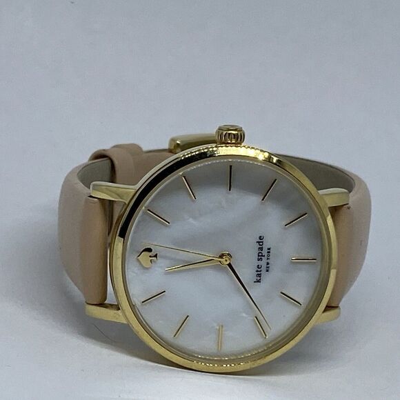 Kate Spade New York Vachetta 0073 Women's Beige Leather Analog Dial Watch VK183 - Picture 7 of 12